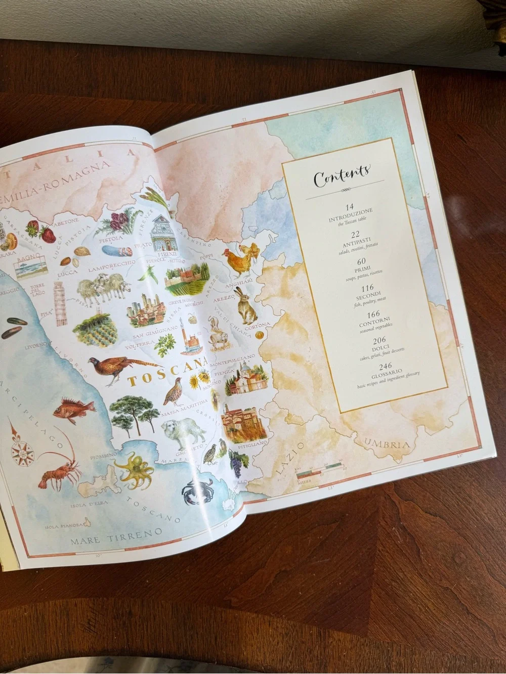 William Sonoma Savoring Tuscany cookbook